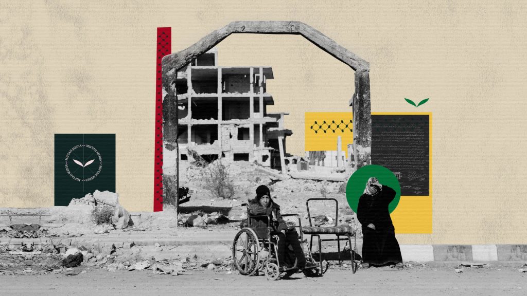 مبانٍ متضررة في مخيم اليرموك تحتاج إلى ترميم