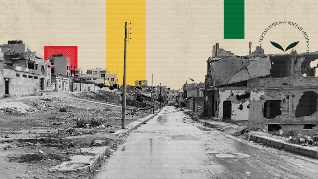 صورة من مخيم حندرات للاجئين الفلسطينيين في حلب قبل الدمار